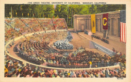 University of California, Berkeley Postcard, Greek Theatre