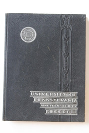 University of Pennsylvania Yearbook The Record 1930