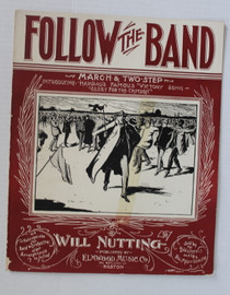 Follow the Band Harvard Sheet Music 1900