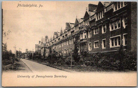  University of Pennsylvania Dormitory Postcard