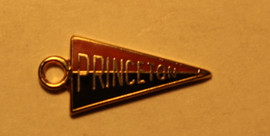 Princeton University Pennant Shaped Charm for Bracelet