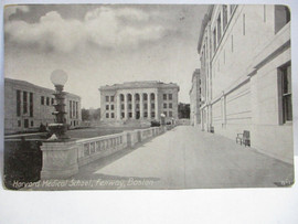 Harvard Medical School Postcard, Fenway, 1910