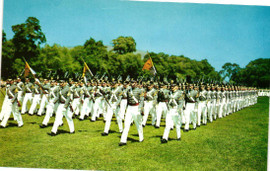 The Corps On Parade West Point New York Postcard