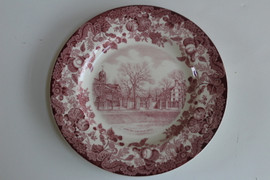 Harvard Limited Edition Wedgwood Plate - Harvard College 1636