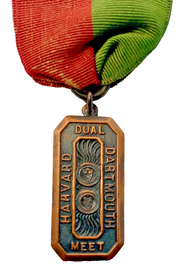 1926 Dartmouth Versus Harvard Dual Meet Medal