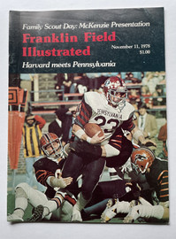 Harvard v. Penn Football Program 1978