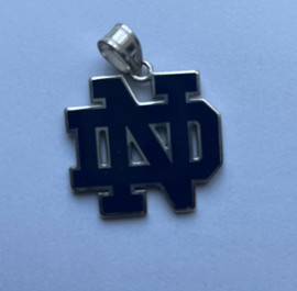 Notre Dame Sterling Silver Charm / Pendant