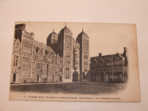 University of Pennsylvania Postcard - Tower and Triangle