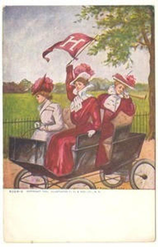 Harvard 1904 Postcard - F Earl Christy Design