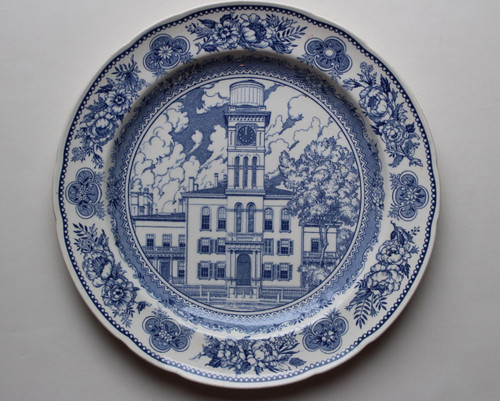 Yale Wedgwood Plate Sheffield Hall