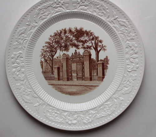 Brown University Wedgwood Plate - Brown Gate