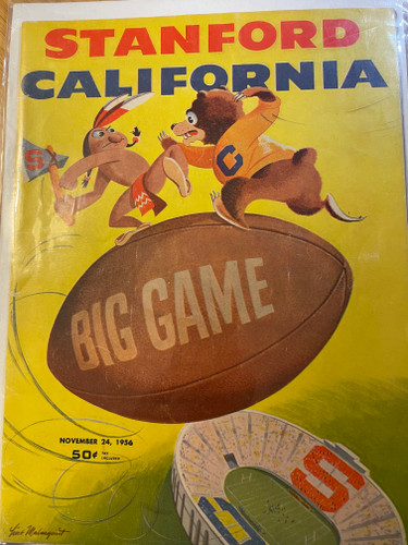 Stanford v. California Football Program 1956