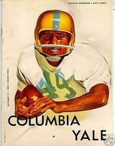 Yale v Columbia Football Program 1958