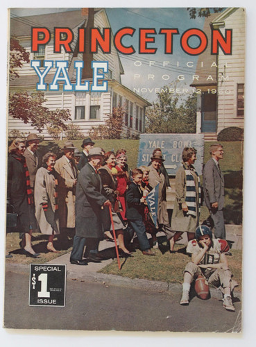 Princeton v Yale Football Program 1960