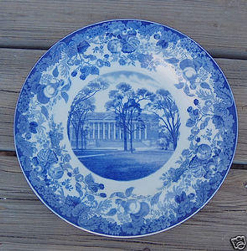 Harvard Wedgwood Plate Widener Library