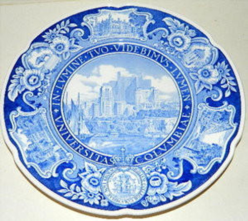 Columbia University Wedgwood Plate - College of Physicians