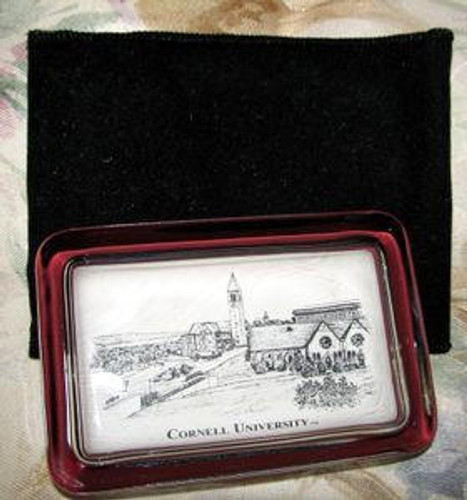 Cornell Eglomise Paperweight