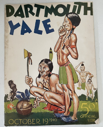 Dartmouth v Yale Football Program 1940 - Gerald Ford