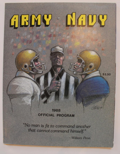 Army v Navy Football Program 1988