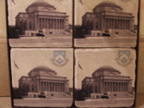 Columbia University Marble Coaster Set of 4 - Low Library