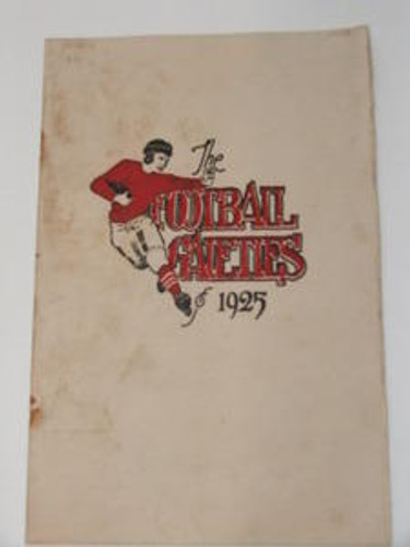 Stanford Football 1925 Musical Program