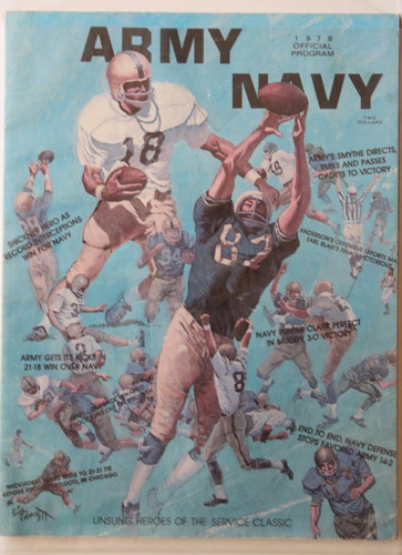 Army v Navy Football Program 1978