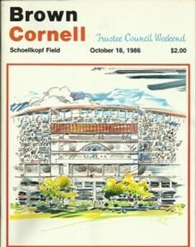 Brown v Cornell Football Program 1986