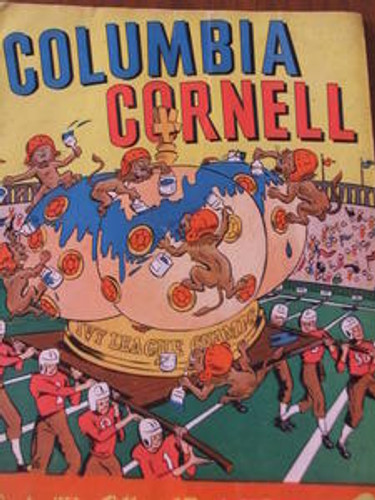 Columbia v Cornell Football Program 1950