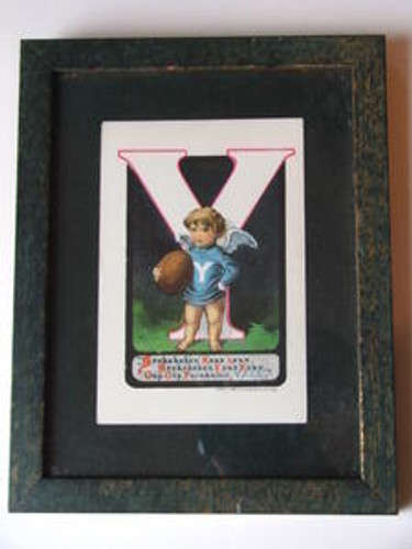 Framed Yale Angel Postcard