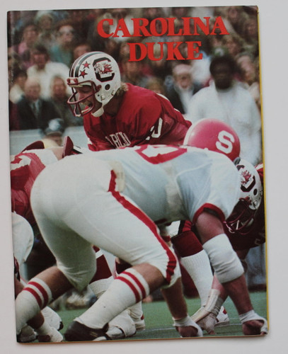 Duke v Carolina Football Program 1977