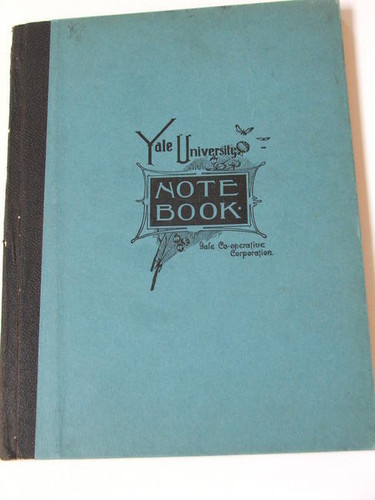 Yale University c1930s Notebook