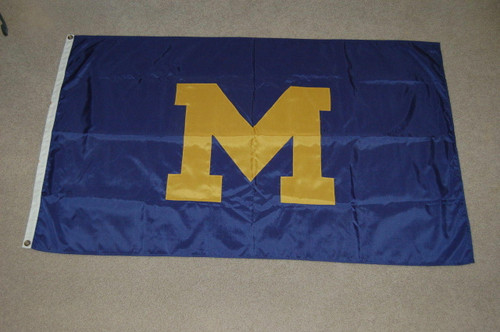 University of Michigan Large Flag - Nylon