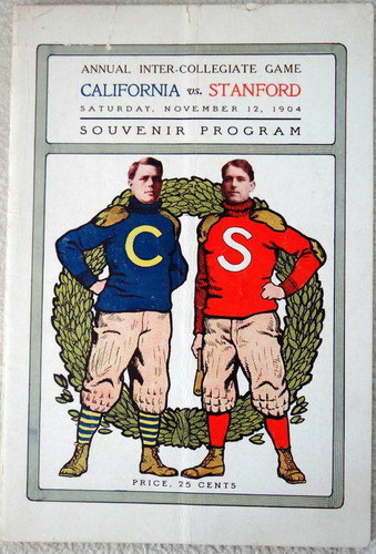 Stanford v California Football Program 1904 - Big Game