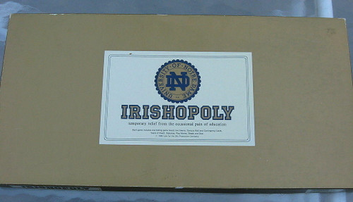 Irishopoly - Notre Dame version of Monopoly Game