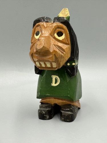 Dartmouth College Wooden Indian Mascot