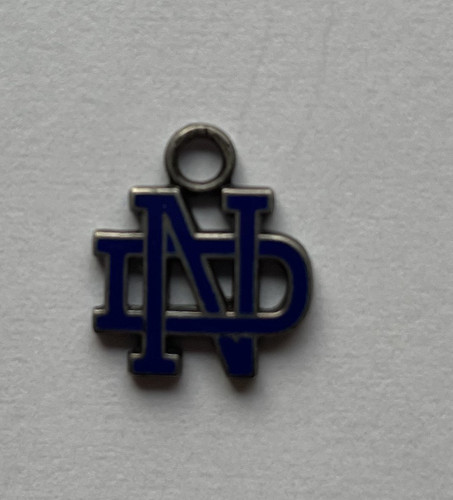 Notre Dame Sterling Charm