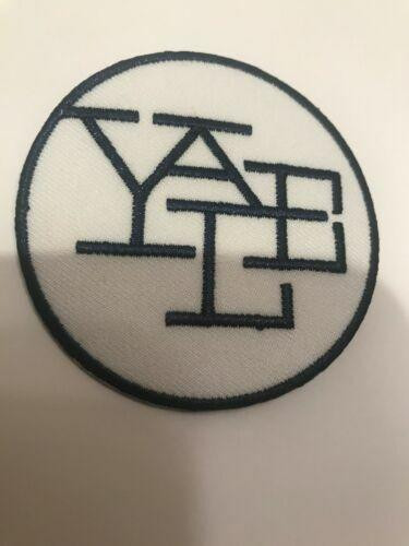 Yale Circular Iron on Embroidered Patch