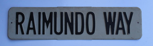 Vintage Original Stanford University Street Sign - Raimundo Way