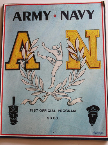 Army v Navy Football Program 1987