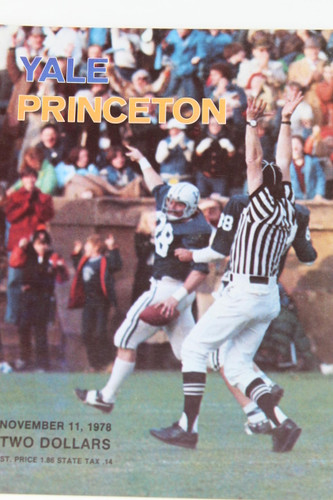 Princeton v Yale Football Program 1978