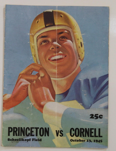 Princeton v Cornell Football Program 1945