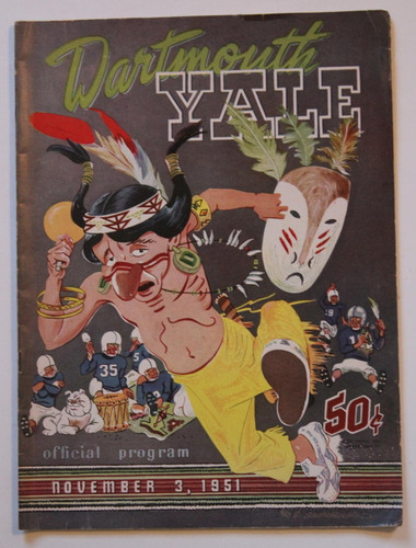 Dartmouth v Yale Football Program 1951