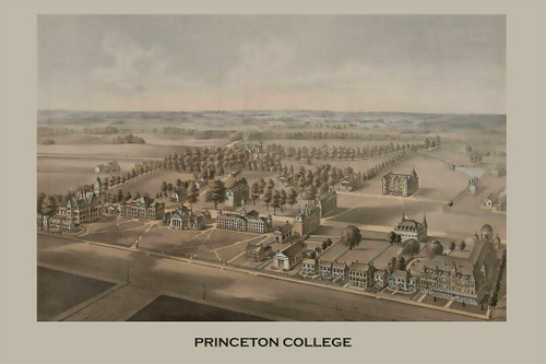 Princeton University 1800s Wall Poster