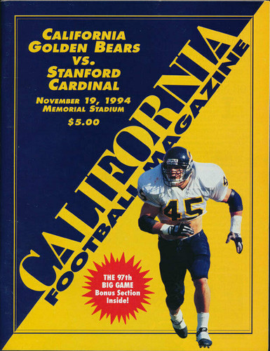 Stanford v California Football Program 1994