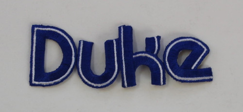 Duke University Iron on Embroidered Patch