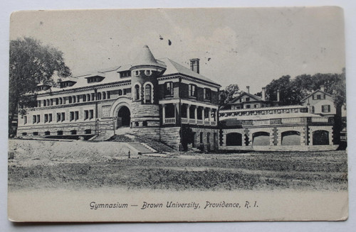 Brown University Postcard - Gymnasium