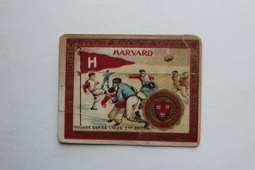 Harvard Football Vintage Murad Cigarette Card 1909