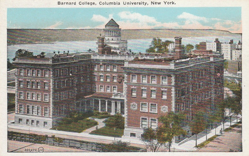 Barnard College Columbia University Postcard