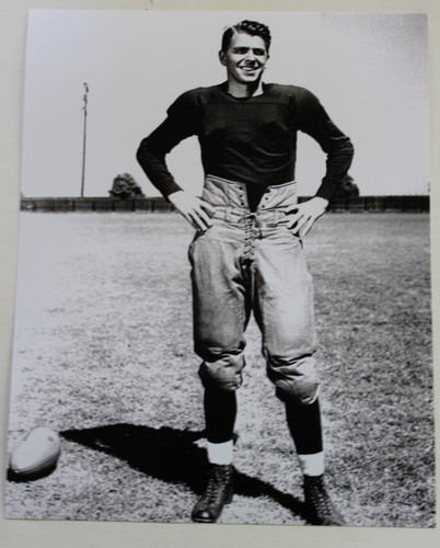 Ronald Reagan in Knute Rockne Movie as George Gipp - 8 x 10 photo