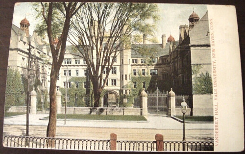 Vintage Yale Postcard - Vanderbilt Hall